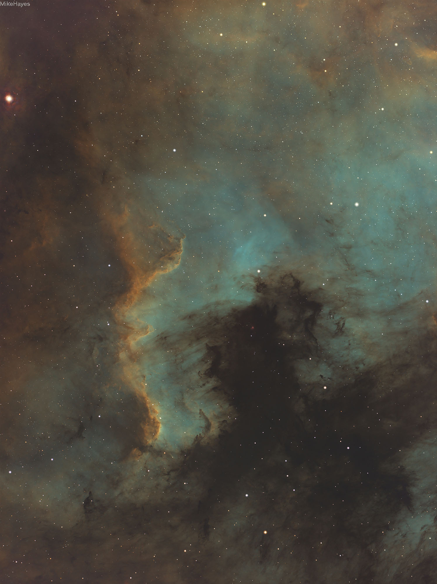 NGC 7000 in SHO